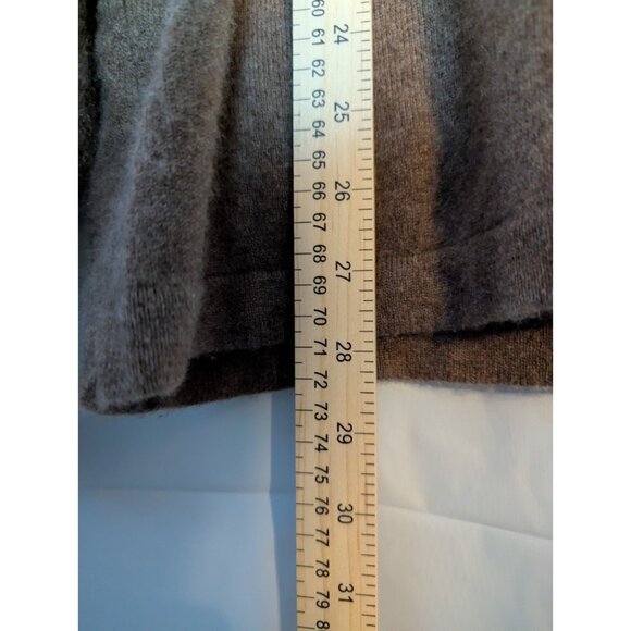 Giasone Men's 100% Cashmere 1/4 Zip Brown Sweater Sz XL - Picture 8 of 8